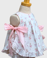 Conjunto Moños Conejos Blanco Deolinda Bailarina